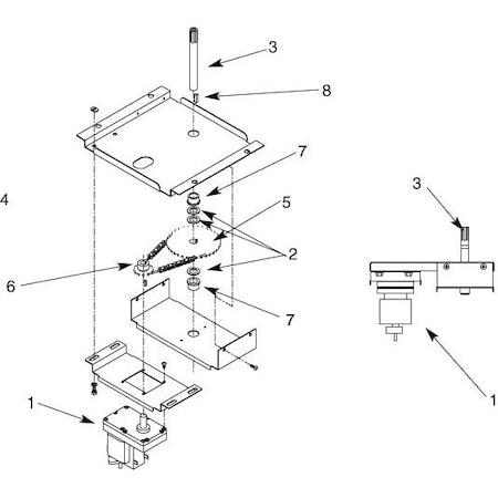 Follett Drive Shaft, Motor PD501619